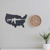 Badger Steel USA - AR 15 Flag - Metal Wall Art - 28" X 18.1" - Hammered Copper view 2