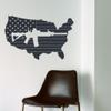 Badger Steel USA - AR 15 Flag - Metal Wall Art - 28" X 18.1" - Hammered Copper view 3