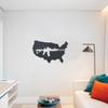 Badger Steel USA - AR 15 Flag - Metal Wall Art - 28" X 18.1" - Hammered Copper view 4