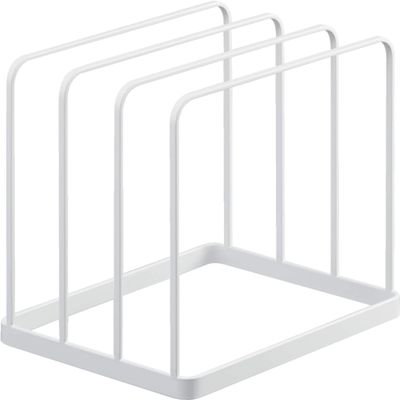 Yamazaki 5052 Tray Stand, White, Approx. W 7.7 x D 6.3 x H 7.7 inches (19.5 x 16 x 19.5 cm), Tower, Tray Stand, Obon Stand, Drawer, Divider