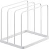 Yamazaki 5052 Tray Stand, White, Approx. W 7.7 x D 6.3 x H 7.7 inches (19.5 x 16 x 19.5 cm), Tower, Tray Stand, Obon Stand, Drawer, Divider view 1