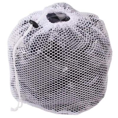 Premium Fine Mesh Laundry Bag - Sturdy White Mesh Material with Drawstring Closure. Ideal Machine Washable Mesh Laundry Bag for Factories, College, Dorm and Apartment Dwellers - (Large, 20 x 28")