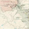 Sierra Peaks Section Climbers' Checklist Map 24x36 Poster (Tan) view 2