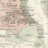 Sierra Peaks Section Climbers' Checklist Map 24x36 Poster (Tan) view 3