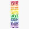 Magnet Science is Real Black Lives Matter Sticker Vinyl Magnet Bumper Sticker Refrigerator Magnet Flexible Reuseable Magnetic Vinyl 5" view 1