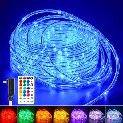 Minetom Color Changing Rope Lights: 72 Ft 220 LED Outdoor String Lights with Plug | Big Twinkle Lights for Bedroom Wedding Patio Garden Christmas Decor | 16 Colors