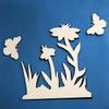 DCentral Butterflies and Flowers Vinyl Screen Magnet:Double-Sided. Bright White-Easier to See Day & Night. Decorative. Helps Stop Walking into Screens, for Non-RETRACTABLES, Size W 6.7" x L 7.4" view 3