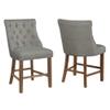 Best Quality Furniture D45-CHC2 Counter Height Chairs, Gray view 1