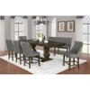Best Quality Furniture D45-CHC2 Counter Height Chairs, Gray view 2