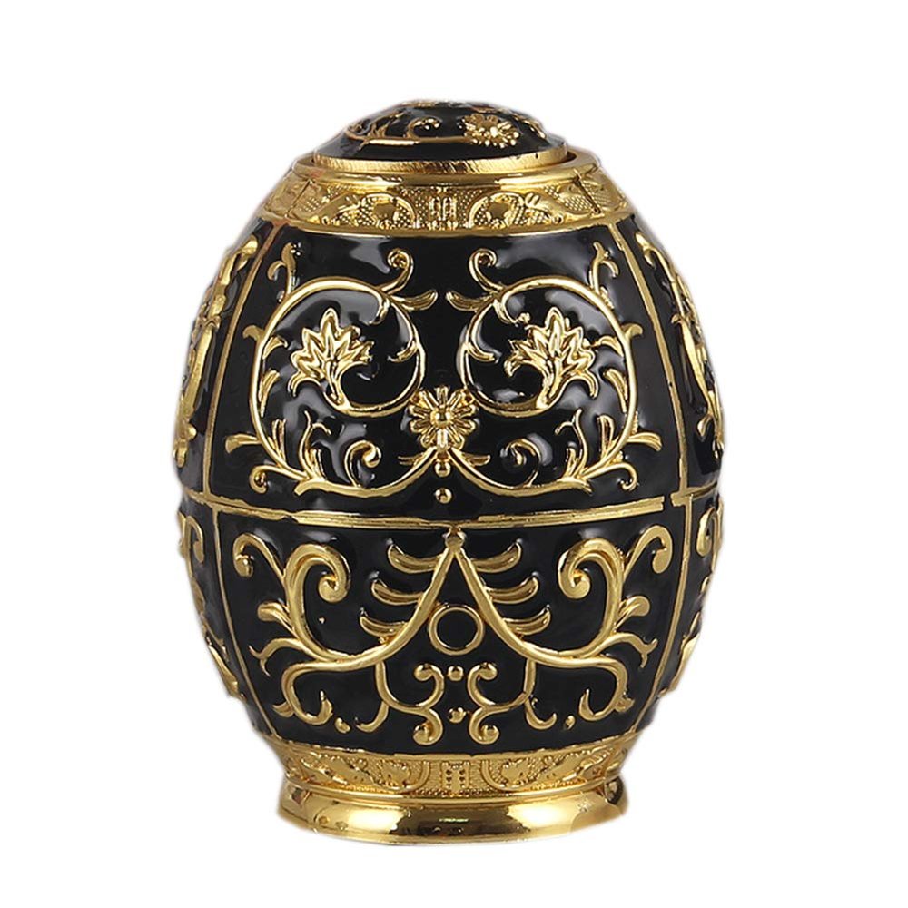 Retractable Toothpick Holder Dispenser Metal Decorative Hand Press Toothpicks Case Container Automatic Pop Up Toothpick Box Holder Storage for Home, Kitchen & Restaurant (Gold black)