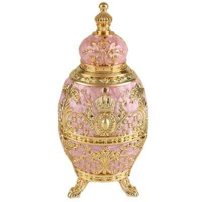 Automatic Retractable Toothpick Holder Metal Decorative Toothpick Dispenser Hand Press Toothpicks Case Container Pop Up Toothpick Box Holder Storage for Home, Kitchen & Hotel (Gold pink)
