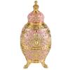Automatic Retractable Toothpick Holder Metal Decorative Toothpick Dispenser Hand Press Toothpicks Case Container Pop Up Toothpick Box Holder Storage for Home, Kitchen & Hotel (Gold pink) view 1