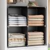 6-Cube Storage Organizer, Closet Organizer Storage Cabinet Shelf Bookcase Bookshelf with Metal Hammer, Storage Cubes Organizer Cabinet for Kids, Closet, Bedroom, Bathroom(11.8x11.8x11.8 inch)Black view 3