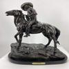 Bronze Classics Frederic Remington Handmade Sculpture The Scout Medium Size, 10.5''H x 10L x 5" W. view 1
