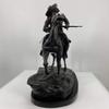 Bronze Classics Frederic Remington Handmade Sculpture The Scout Medium Size, 10.5''H x 10L x 5" W. view 3