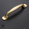 Geeyu ZHaonan-Dressing Table Handle, European Style Simple Wardrobe Cabinet Drawer Pull Knobs, Antique Brass Gold Handle, Indoor Hardware (Color : C 0078 96) view 1