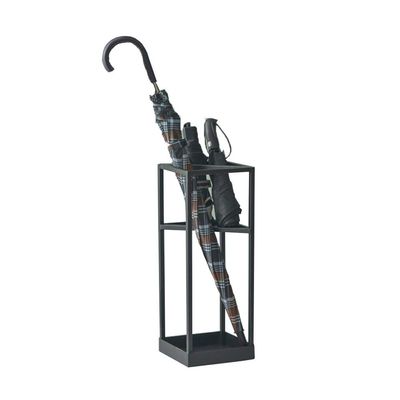 Umbrella Racks WXYZ Black Wrought Iron Umbrella Stand, Small Creative Umbrella Bucket Can Store Long and Short Umbrellas, Stable and Durable 53x20x20cm