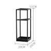 Umbrella Racks WXYZ Black Wrought Iron Umbrella Stand, Small Creative Umbrella Bucket Can Store Long and Short Umbrellas, Stable and Durable 53x20x20cm view 2