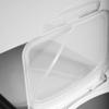 Cabilock Household Rice Storage Bucket Sealed Plastic Multi-functional Container Measuring Cup Visible Window and Rolling Base for Kitchen Organization and Pantry view 4
