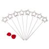 50Pcs Craft Card Holder Silver Photo Card Picture Memo Paper Note Display Clip Holders Memo Clips Star Shape for Wedding Anniversary Party view 1