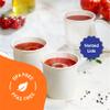 [16 oz. - 50 Sets] Paper Food Container with Lid, Insulated Food Cups with Vented Lids - Hot or Cold To Go Soup Cup, for Soups, Ice Cream and Yogurt - Eco-Friendly - White view 4