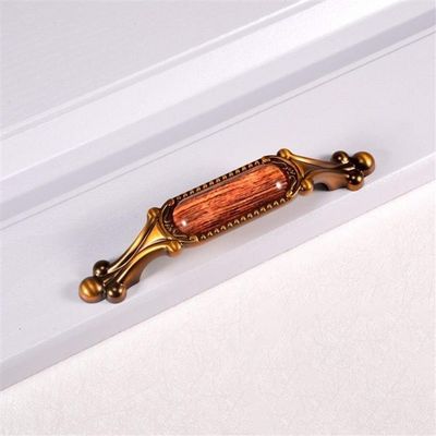 Geeyu ZHaonan-Dressing Table Handle, Wardrobe Cupboard Door Handle, Luxury Vintage Furniture Handle, Elegant Bronze Kitchen Cabinet Knobs and Handles, Drawer Pulls, Indoor Hardware (Color : F)