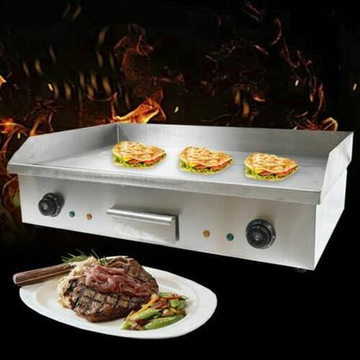 Commercial Dorayaki Teppanyaki Machine Electric Grill Griddle Dual Temperature Control Thermostats Fast Heating Efficient Easy Clean CE Certification