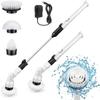 Spin Scrubber, 360 Cordless Tub and Tile Scrubber, Multi-Purpose Power Surface Cleaner with 3 Replaceable Cleaning Scrubber Brush Heads, 1 Extension Arm and Adapter view 1