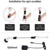 Spin Scrubber, 360 Cordless Tub and Tile Scrubber, Multi-Purpose Power Surface Cleaner with 3 Replaceable Cleaning Scrubber Brush Heads, 1 Extension Arm and Adapter view 4