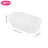 1000Pcs Oval Cake Paper Tray, Mini Loaf Pan Liners Baking Cup Disposable Paper Loaf Bread Pan Liners, Loaf Bread Tin view 3