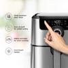 CHEFMAN Air Fryer Healthy Cooking, 4.5 Qt,User Friendly and Dual Control Temperature, Nonstick Stainless Steel, Dishwasher Safe Basket, w/ 60 Minute Timer & Auto Shutoff view 4