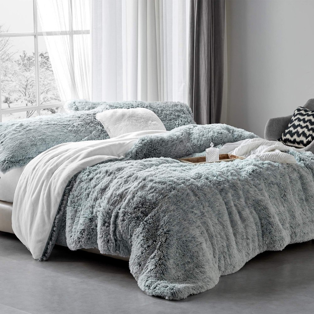 Byourbed are You Kidding? - Coma Inducer Oversized King Comforter - Frosted Navy Gray