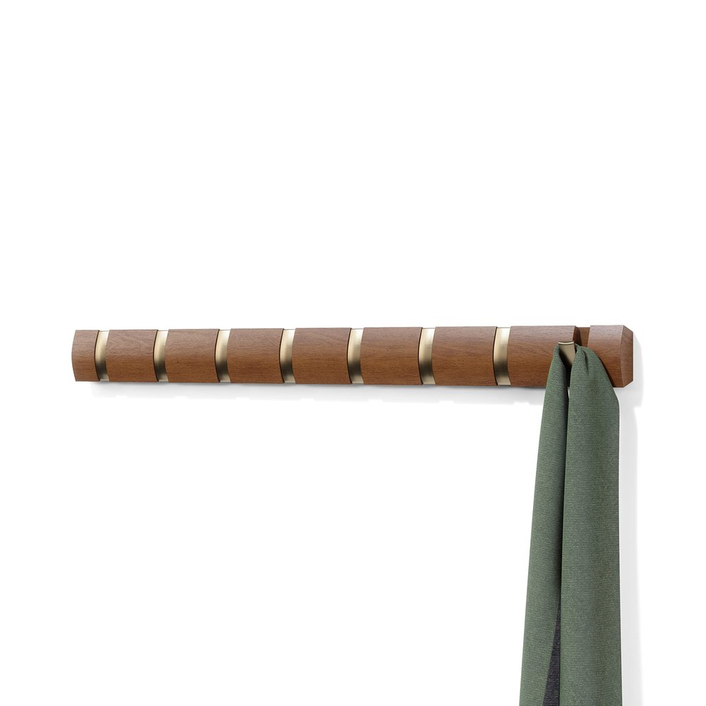 Umbra Flip 8-Wall Mounted Hook (Warm-Gold)