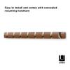Umbra Flip 8-Wall Mounted Hook (Warm-Gold) view 4