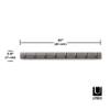 Umbra Flip Wall-Mounted Coat Rack with 8 Hooks  Modern, Space-Saving Storage for Hats, Jackets, Bags, Entryway, Mudroom, Closet, Bathroom, Bedroom  Grey/Pewter view 4
