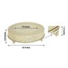 Efavormart 22" Gold Round Embossed Metal Cake Plateau, Large Wedding Cake Stand Riser for Reception & Banquet view 3