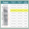 PABCK 200 Pack 1.57x2.16 inch (Inside Size 1.17x1.76 inch) Coffee Powder Food Storage Bags Heat Seal Pure Mylar Foil Bag Vacuum Sample Pouch for Travel Toiletries Skincare Shampoo Liquids Packaging view 3