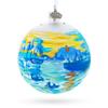 1874 'Impression Sunrise' by Claude Monet Glass Ball Christmas Ornament 4 Inches view 1