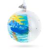 1874 'Impression Sunrise' by Claude Monet Glass Ball Christmas Ornament 4 Inches view 3