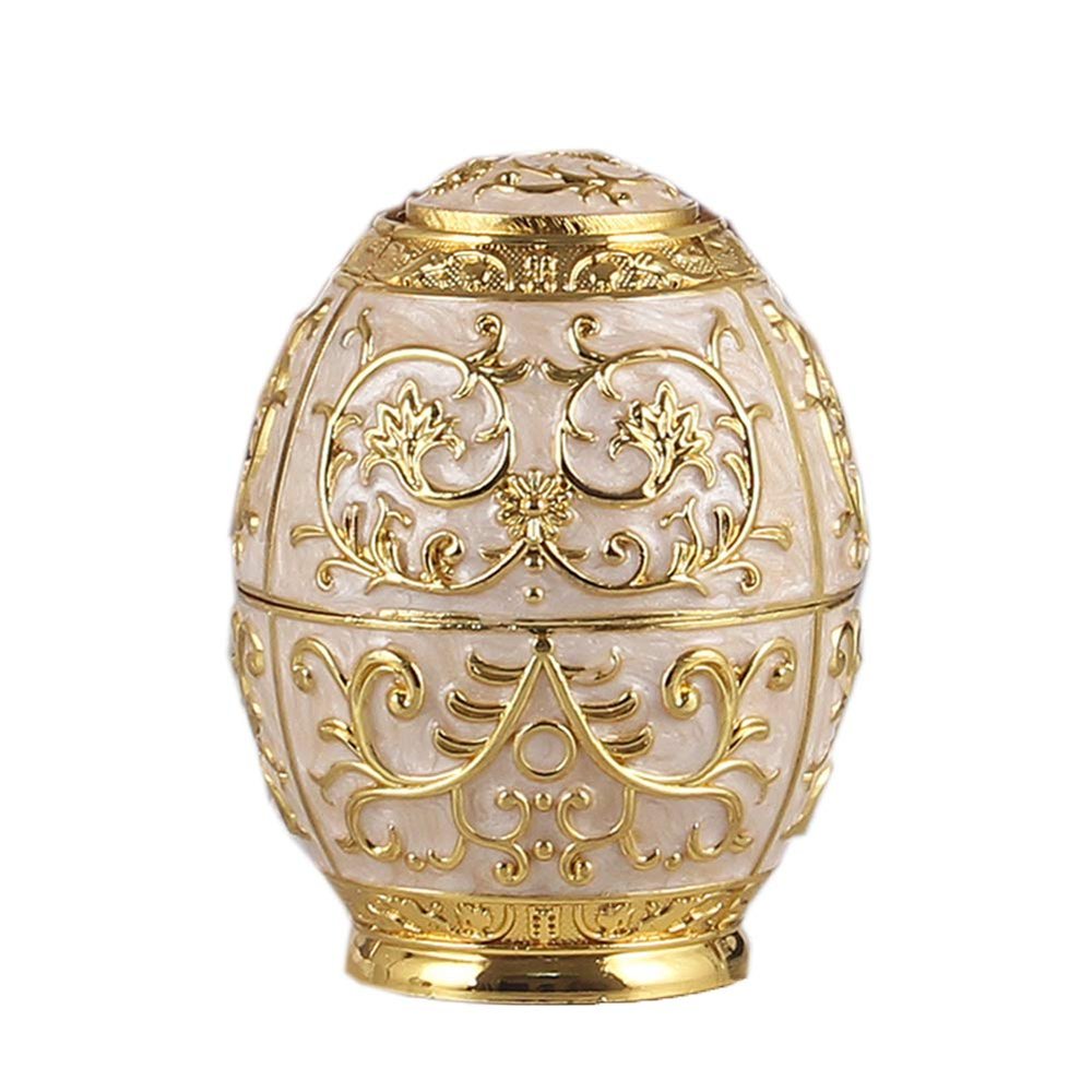 Retractable Toothpick Holder Dispenser Metal Decorative Hand Press Toothpicks Case Container Automatic Pop Up Toothpick Box Holder Storage for Home, Kitchen & Restaurant (Gold white)