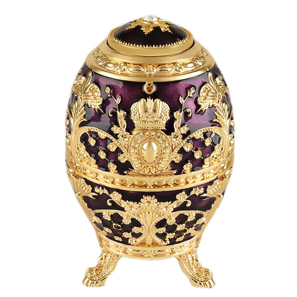 Automatic Retractable Toothpick Holder Metal Decorative Toothpick Dispenser Hand Press Toothpicks Case Container Pop Up Toothpick Box Holder Storage for Home, Kitchen & Hotel (Gold purple)