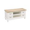 ARTIZANSTORE Antique White Decorative Table view 1