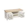 ARTIZANSTORE Antique White Decorative Table view 3