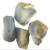ShreeCrystalsBeads: 1 lb Blue Chalcedony Rough Stones from Peru -1" to 4" Average Size per Stone - Raw Natural Rough Crystals for Cabbing, Lapidary, Tumbling,Polishing & Reiki Crystal Healing view 1