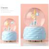 Mermaid Snow Globes,Snowglobes Music Box with Lights, Mermaid Musical Snow Globe Gifts for Girls Women Kids Sister Daughter Mom Granddaughter Girlfriend Wife Christmas Birthday for Kids 5-12(Blue) view 2