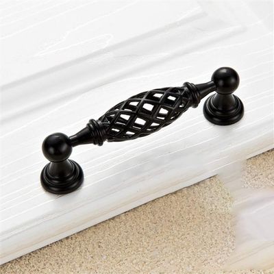 Pangocho Jinchao-Pulls Handles 128, Drawer Pull, Vintage Birdcage Door Handle,Antique Furniture Knobs and Handles for Kitchen Cabinets, Vintage Closet Handle Home Decoration (Color : H)