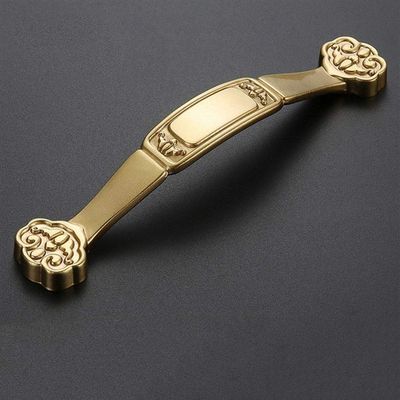 Geeyu ZHaonan-Dressing Table Handle, European Style Simple Wardrobe Cabinet Drawer Pull Knobs, Antique Brass Gold Handle, Indoor Hardware (Color : C 0067 128)