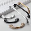 Geeyu ZHaonan-Dressing Table Handle, Modern Drawer Wardrobe Kitchen Door Cabinet Handles,Black Gold Silver Metal Knobs and Handles for Furniture, Kids Mini Small, Indoor Hardware view 3