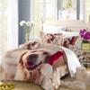 INDREAM Labrador Duvet Cover Animal Brown Dog Bedding Set for Bedroom Decoration,Twin/Full/Queen/King Size Bed Sets 3/4 Pieces (1 Duvet Cover with 2 Pillow Shams or Sheet) (KING-3PCS,B) view 1