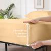 Apsley Linen Solid Color Egyptian Cotton 4-PCs Sheet Set Fits Mattress 16-20'' Deep Pocket Luxury Bedding Set High Thread Count Long Staple Sateen Weave (Full, Beige) view 2